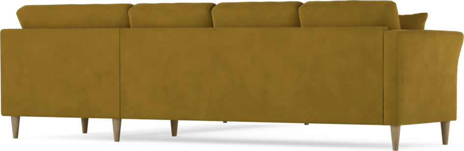 Eden - Hörnsoffa, 3+3-sits - Gul