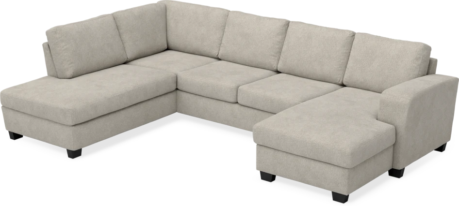 Friday - 3-sits soffa med divan vänster och schäslong höger - Beige