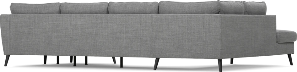 County - 3-sits soffa med divan vänster och schäslong höger - Grå