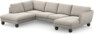 Madison Lux - 2-sits soffa med divan vänster och schäslong höger - Beige