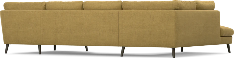 Madison Lux - 2-sits soffa med divan vänster och schäslong höger - Gul