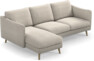 Madison Lux - 2-sits soffa med schäslong vänster - Beige