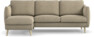 Madison Lux - 2-sits soffa med schäslong vänster - Beige