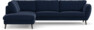 Madison - 3-sits soffa med divan vänster - Blå