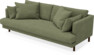 Harper - 3-sits soffa, hel dyna - Grön