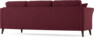 Eden - 3-sits soffa svängd - Röd