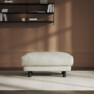 Cherrie - Fotpall 110, fast klädsel - Beige