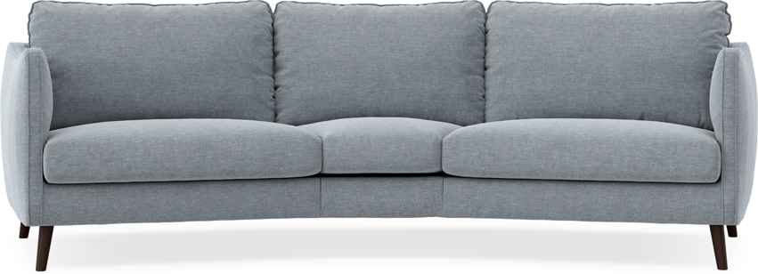 Madison - 3-sits soffa svängd, 90 cm - Blå