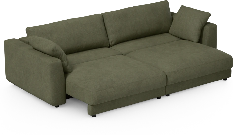 Amie - Bäddsoffa 4-sits - Grön
