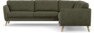 Bridge - Hörnsoffa, 3+2-sits - Grön