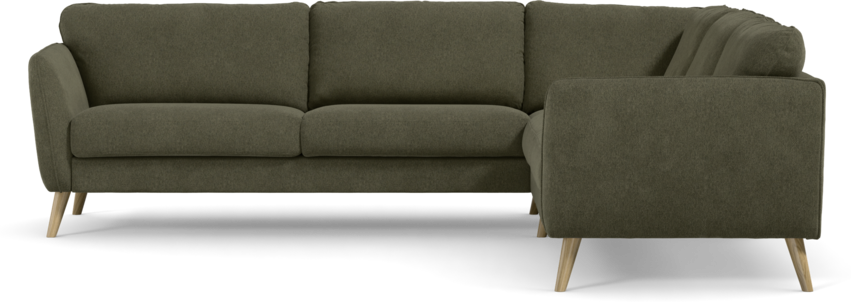 Bridge - Hörnsoffa, 3+2-sits - Grön