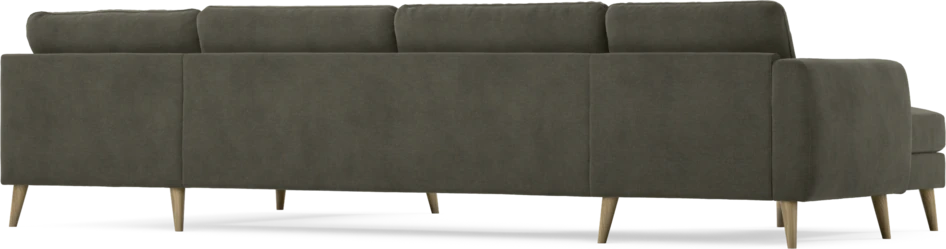 Bridge - 3-sits soffa med schäslong vänster och divan höger - Grå