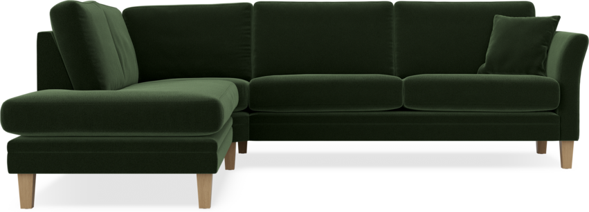 Eden - 2,5-sits soffa med divan - Grön
