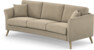 Eden - 3-sits soffa svängd - Beige