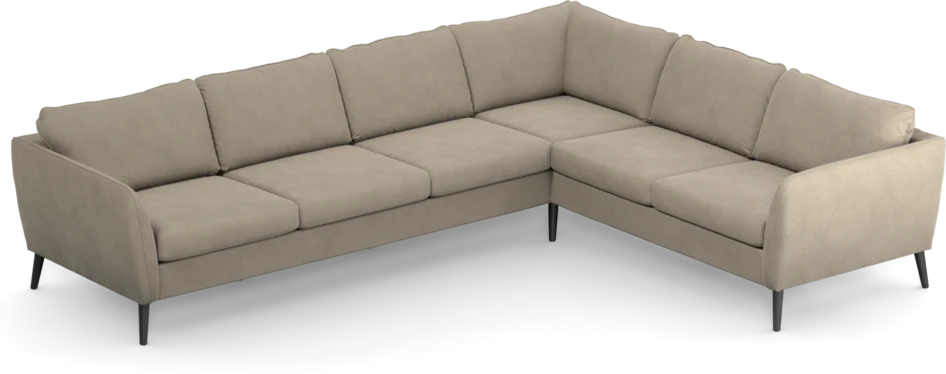 County - Hörnsoffa, 3+2-sits - Beige