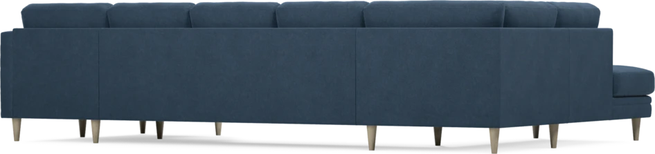 Eden - 3-sits soffa med divan vänster och schäslong höger - Blå