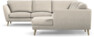 Madison Lux - Hörnsoffa med schäslong höger - Beige