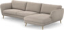 Madison Lux - 3-sits soffa med schäslong höger - Beige