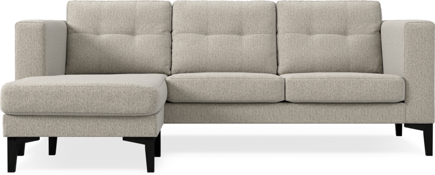 Rio - 3-sits soffa med schäslong vänster - Beige