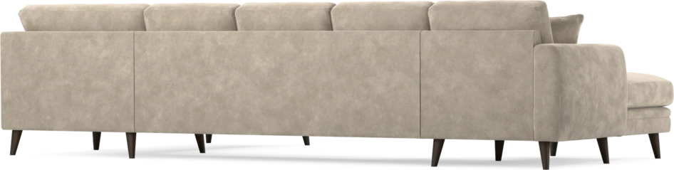 Eden - 3-sits soffa med schäslong vänster och divan höger - Beige
