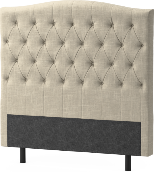 Delux Välvd - Sänggavel, 90-210 cm - Beige