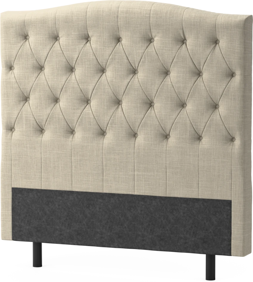 Delux Välvd - Sänggavel, 90-210 cm - Beige