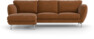 Madison Lux - 2-sits soffa med schäslong vänster - Orange