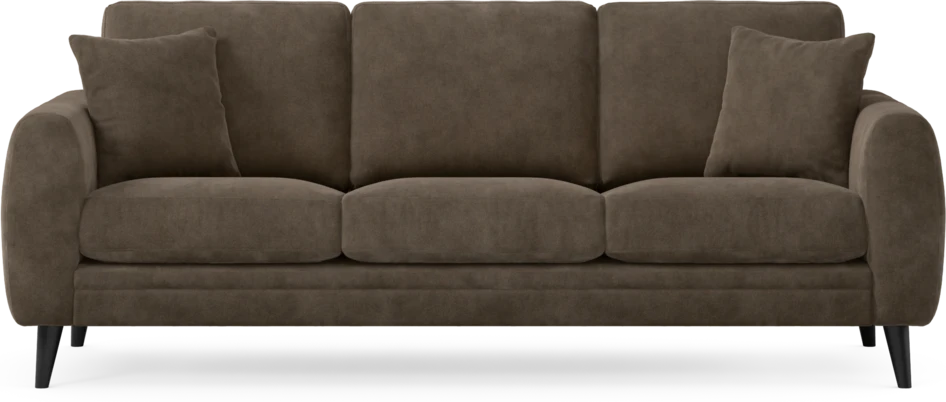 Eden - 3-sits soffa - Brun