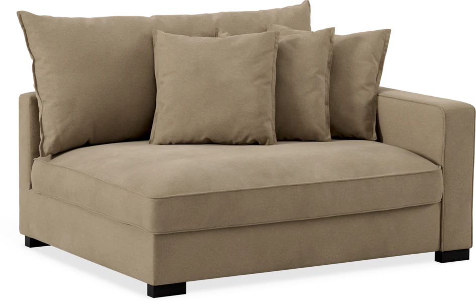 Rossi - 2-sits med armstöd höger - Beige