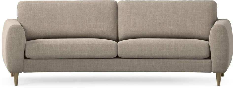 Bridge - 3-sits soffa svängd - Beige