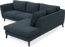 Madison - 2-sits soffa med divan höger - Turkos