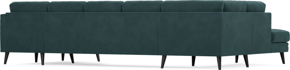Eden - 3-sits soffa med divan vänster och schäslong höger - Blå