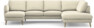 Madison Lux - 2-sits soffa med schäslong vänster och divan höger - Vit