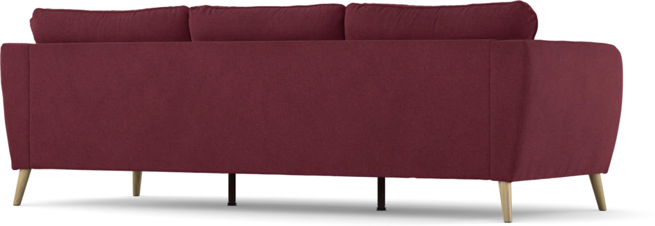 County - 3-sits soffa - Röd
