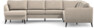 County - Hörnsoffa, 3+2-sits med schäslong vänster - Beige