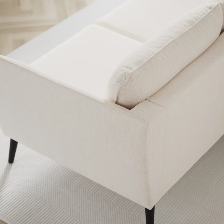 County - 3-sits soffa med divan vänster och schäslong höger - Vit