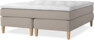 Delux Sense - Kontinentalsäng, dubbelsäng med bäddmadrass - Beige