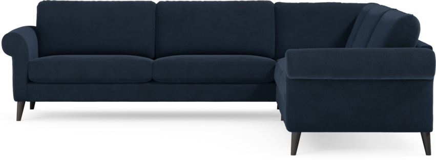 Bridge - Hörnsoffa, 3+3-sits - Blå