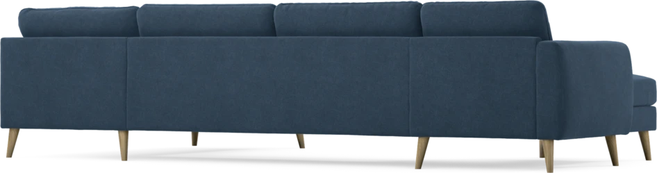 Bridge - 3-sits soffa med schäslong vänster och divan höger - Blå