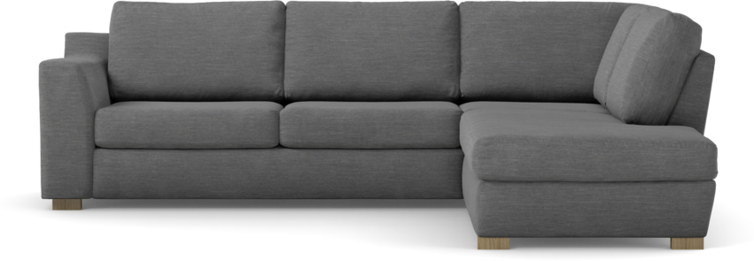 Friday - 2,5-sits soffa med divan höger - Grå