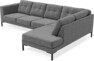 Rio - 3-sits soffa med divan höger - Grå