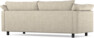Cherrie - 2,5-sits soffa, hel dyna, fast klädsel - Beige