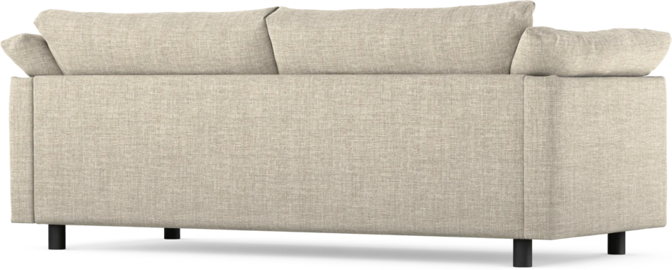 Cherrie - 2,5-sits soffa, hel dyna, fast klädsel - Beige