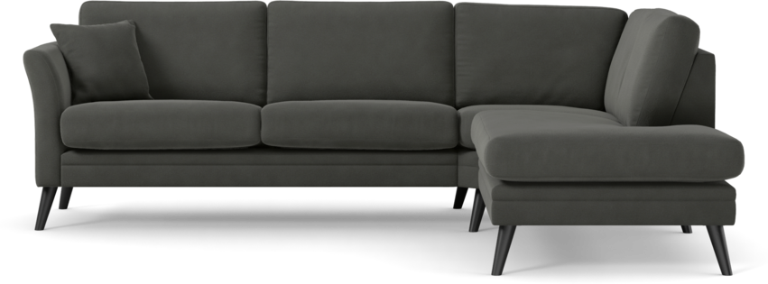 Eden - 2,5-sits soffa med divan - Grå