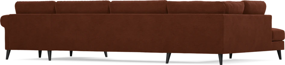 Bridge - 3-sits soffa med divan vänster och schäslong höger - Orange