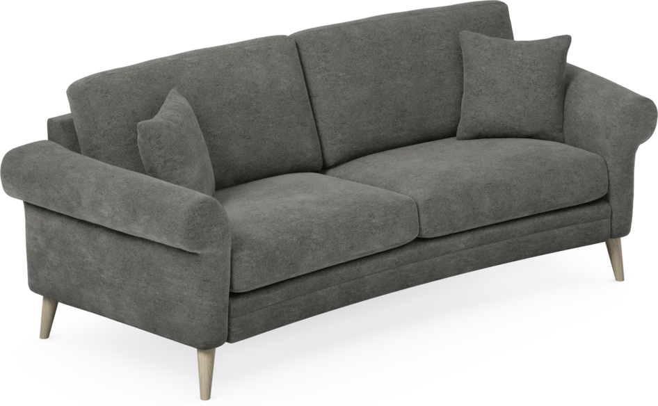Eden - 2,5-sits soffa svängd - Grå
