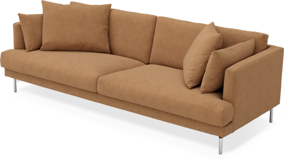 Harper - 4-sits soffa - Gul