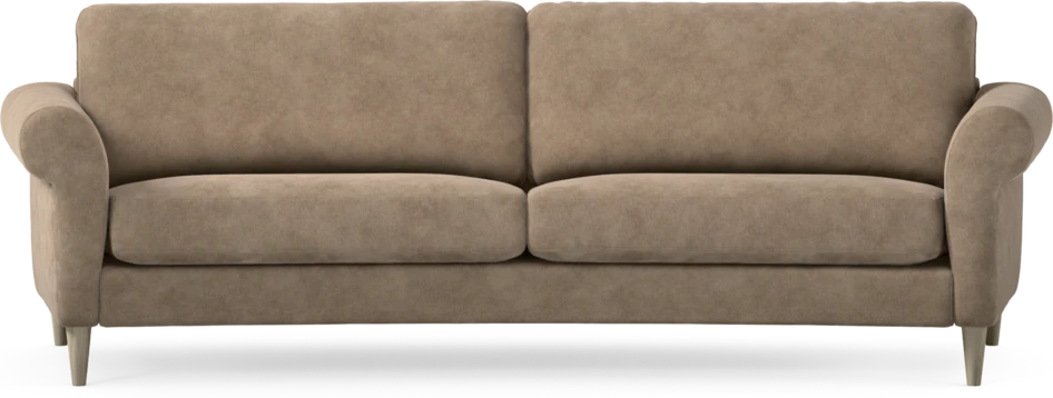 Bridge - 3-sits soffa svängd - Beige