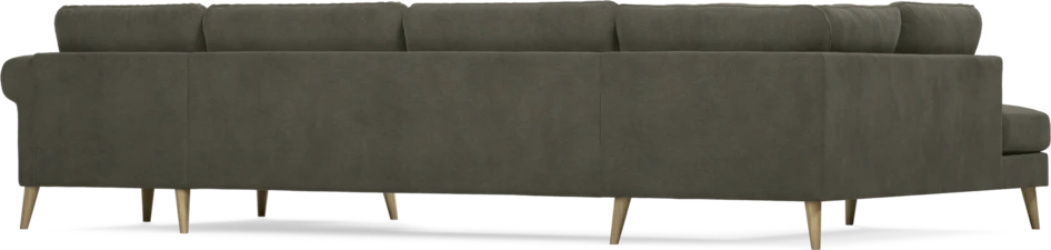 Bridge - 3-sits soffa med divan vänster och schäslong höger - Grå