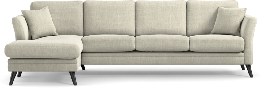 Eden - 3-sits soffa med schäslong - Beige